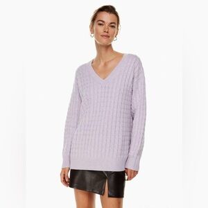 Wilfred Aritzia Dimension Sweater - Merino Wool & Cotton